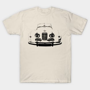 Jowett Jupiter1950s British classic sports car monoblock black T-Shirt